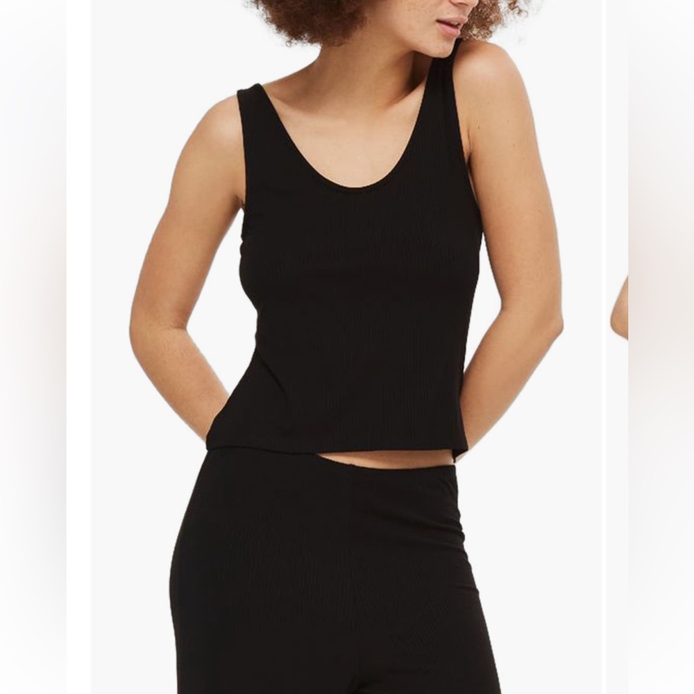 Topshop Ribbed Tank Top